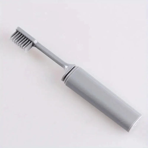 Portable Compact Charcoal Folding Toothbrush